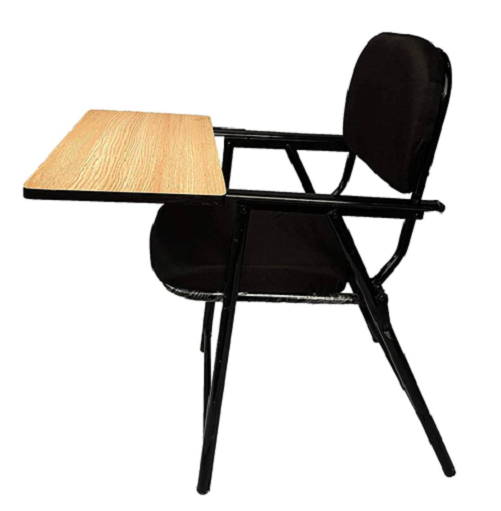 Labard Metal Black Student Flap Chair 16.11 x 18.86 x 29.08 inch_0